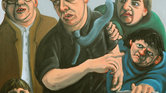 The artist at...