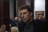 Image of Ian Paisley Jr addressing the Patten Commission in Ballymena