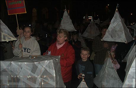 Ashbourne Christmas lights