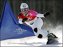Bir kayakçı