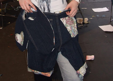 Shorts and bag