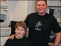 Jamie and his brother Gordon.