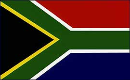 South African flag.