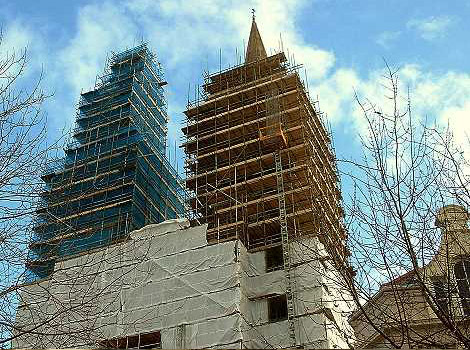 Work at Truro cathedral