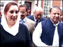 بینظیر اور نواز شریف   