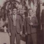 Ray (just married) with Peter Williams (from Easton, Bristol) in Bombay 1945. Ray (just married) with Peter Williams (from Easton, Bristol) in Bombay 1945.