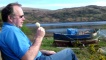A pit stop on the long and winding road to Glenborrodale Castle.