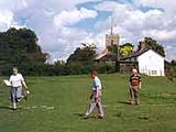 Image of the old enclosure in Thriplow being measured