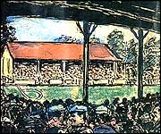 A game at Exeter City in the 1940s