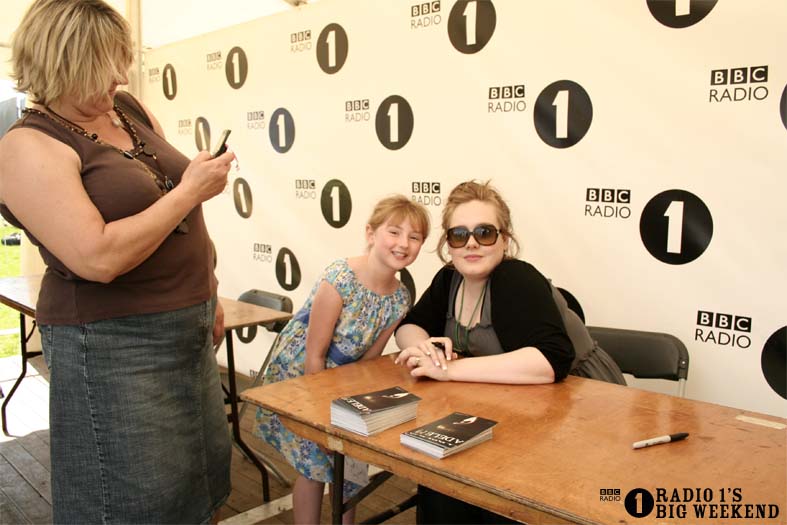 Signing sessions with Adele