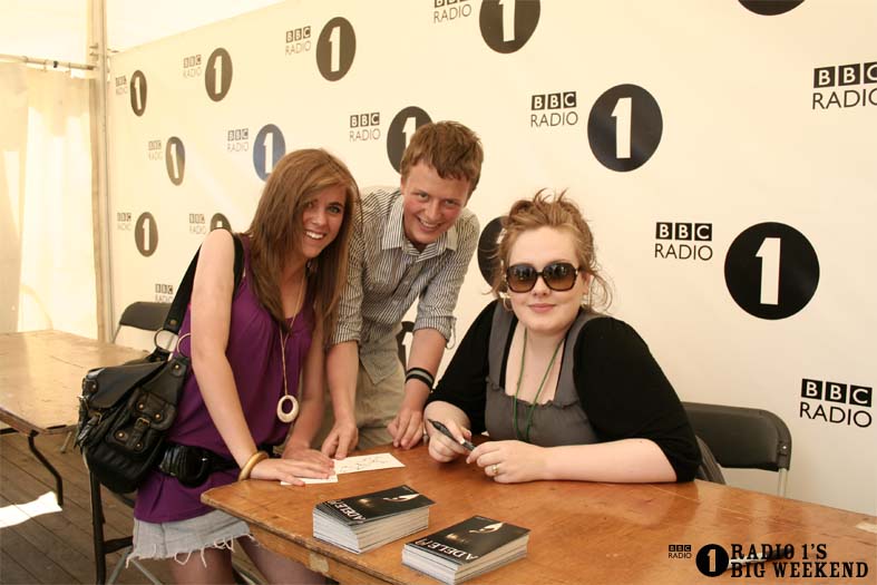 Signing sessions with Adele