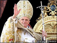 Papa Bento 16. 25/12/2007. Crédito:Getty Images.