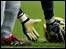 Feet and football. Photo: Getty Images