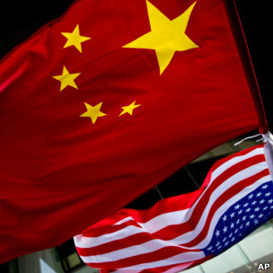 中美国旗