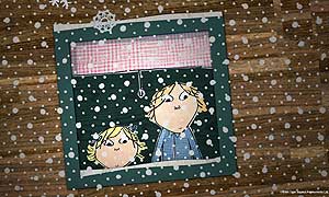 It's snowing!