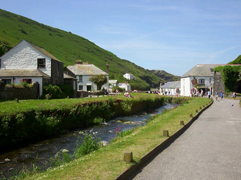 Boscastle harbour