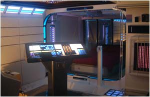 The Transporter Control Console - look closely and you can just make out Tony's bed in the background