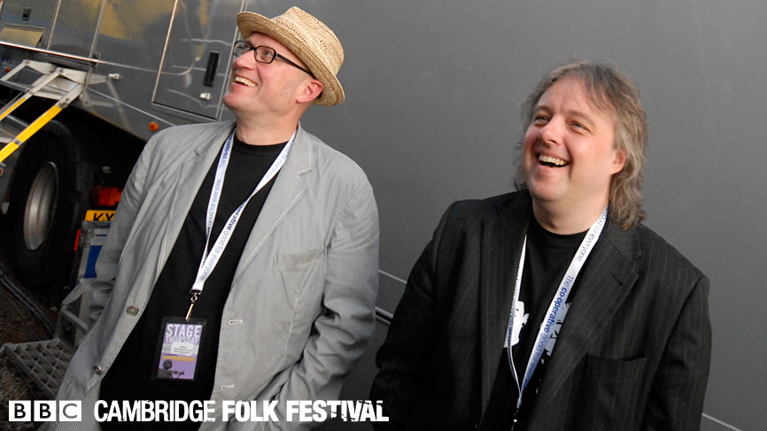 Adrian Edmonson and Troy Donockley of The Bad Shepherds