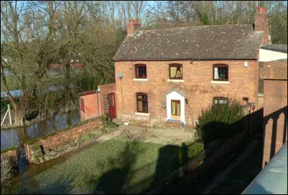 The house from Holt Fleet bridge