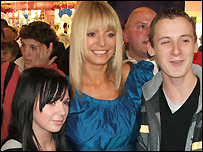 At the opening of Derby Westfield