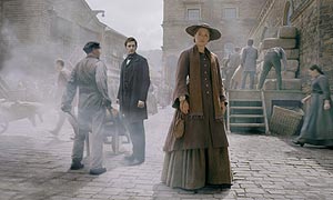 Richard Armitage as Thornton and Daniela Denby-Ashe as Margaret