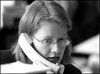 Woman on the phone