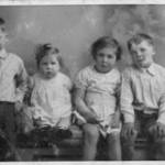 Left to right, Tony Mari, Ann and Bernard Fowler. 20th April 1940 Left to right, Tony Mari, Ann and Bernard Fowler. 20th April 1940