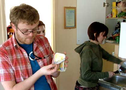 Huw can't believe it's not butter