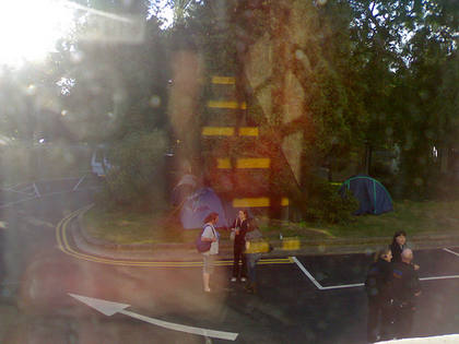 The view from the bus