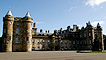 Front view of Holyroodhouse Palace.