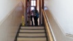 Stairs leading to the first floor of the convent