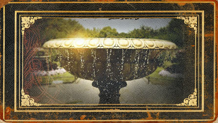 A fountain