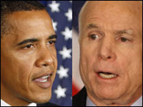 Barack Obama e John McCain
