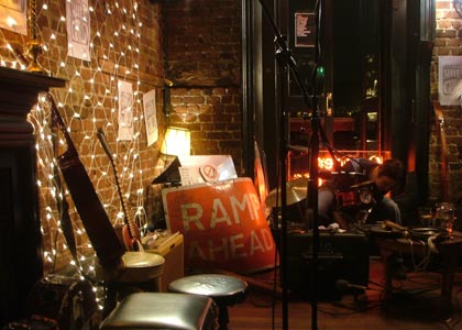 The 'Unlit' stage at The Lock Tavern, Camden