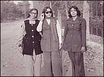 Nasreen and friends at university