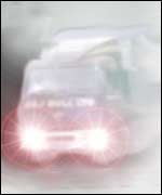 A ghostly lorry