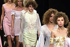 on the catwalk