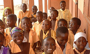 Children featured as part of Africa Lives on the BBC