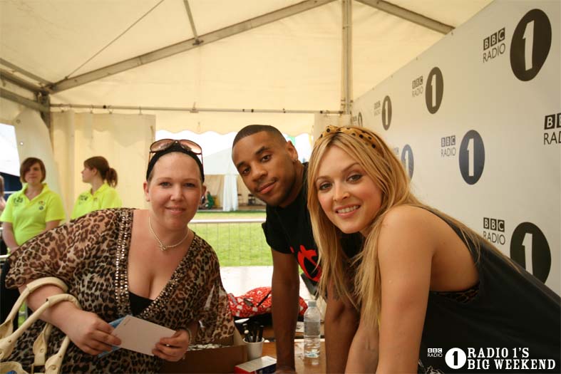 Signing sessions with Fearne and Reggie