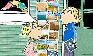 On holiday at Granny and Grandpa's