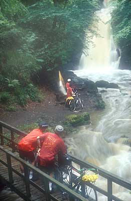 Glenoe Waterfall near Larne - Northern Ireland