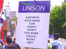 demo placard in support of ricky jones