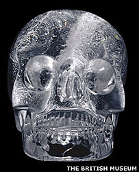 Caveira de cristal do Museu Britânico 
