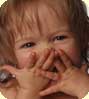Toddler giggling