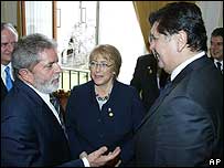 Lula, Michelet e Alan García