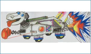 The winning design - XX2000 Robot Dog