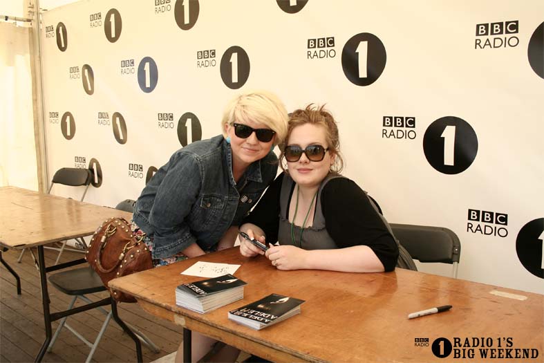 Signing sessions with Adele