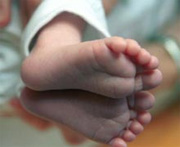 Feet of a child