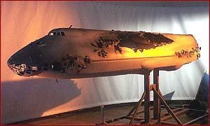 Destroyed Antonov model