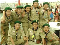 Scouts at Poacher 2004.